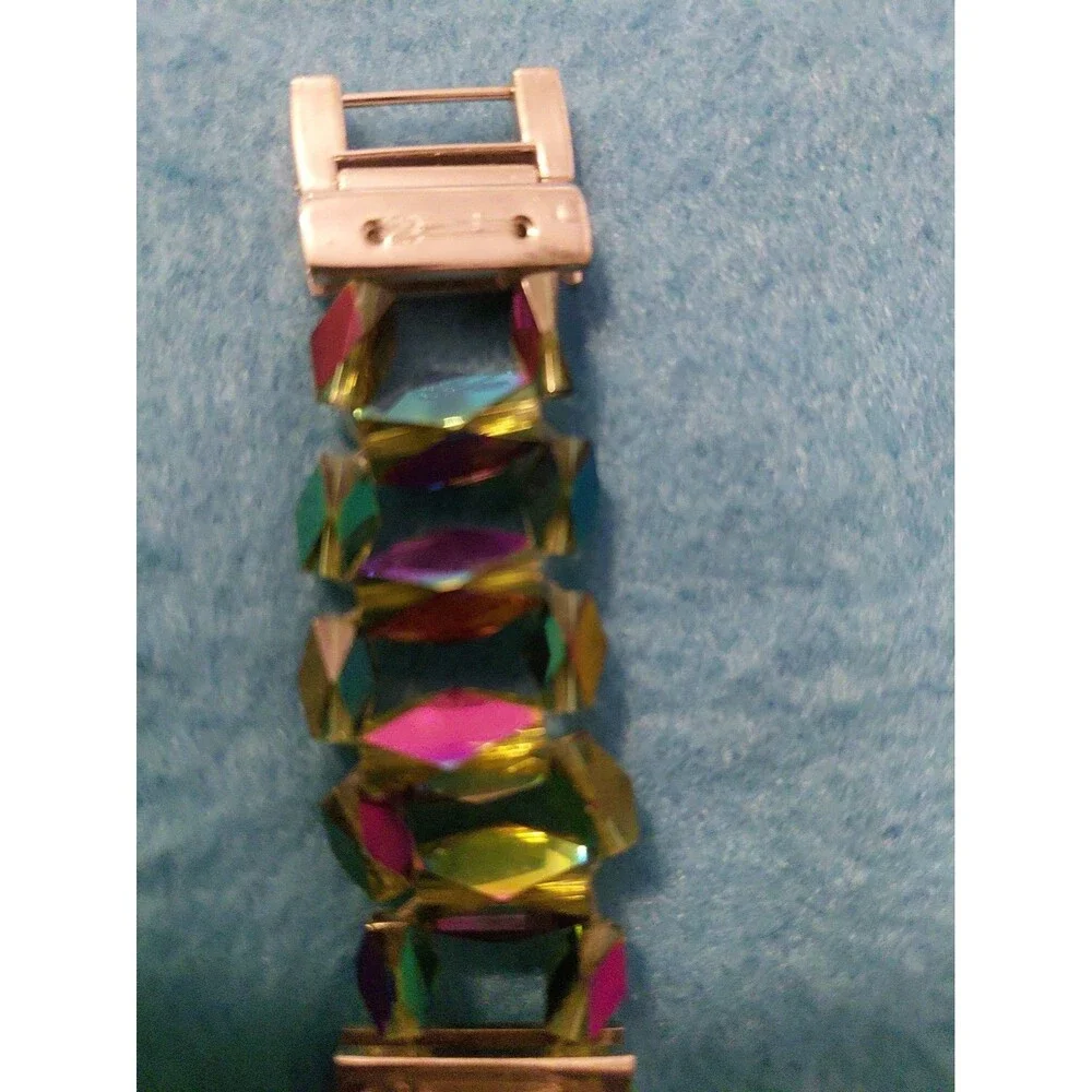 Green Iridescent Beaded NEW NARMI WOMENS WATCH